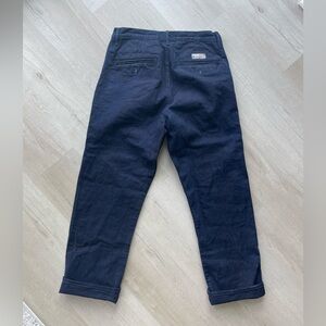 Left Field NYC 12 oz Nihon Menpu Japanese deep Indigo selvedge duck chino